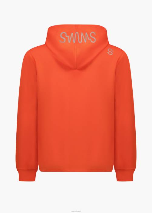 SWIMS único moletom com capuz roupas TF0R157 laranja