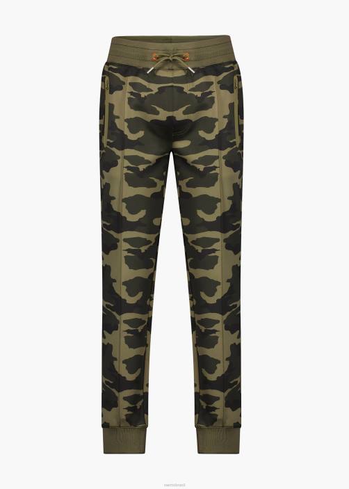 SWIMS calça camuflada tind roupas TF0R265 camuflagem verde