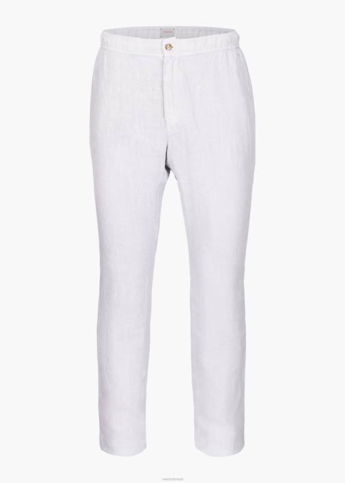 SWIMS calça slim de linho amalfi roupas TF0R278 branco