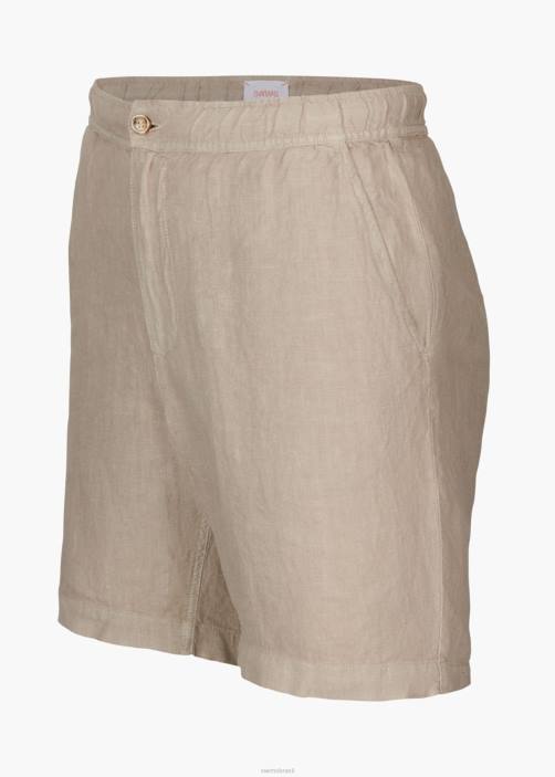 SWIMS short de linho amalfi roupas TF0R270 duna de areia