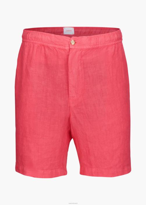 SWIMS short de linho amalfi roupas TF0R271 Campari