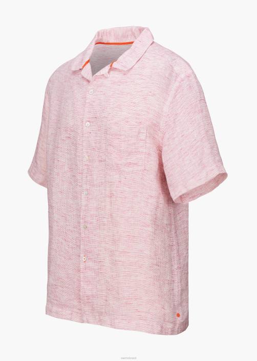 SWIMS camisa capri de linho roupas TF0R209 linho rosa baga