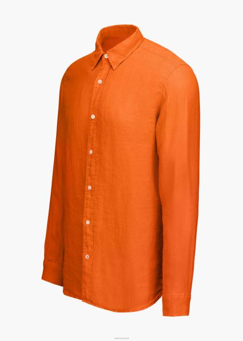 SWIMS camisa de linho amalfi roupas TF0R252 laranja