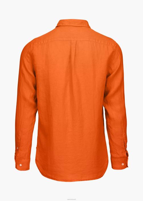 SWIMS camisa de linho amalfi roupas TF0R252 laranja