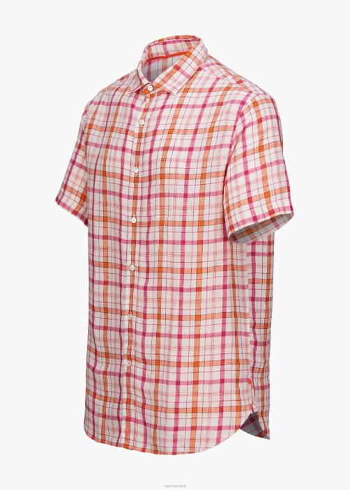 SWIMS camisa de tecido ischia roupas TF0R230 baga rosa