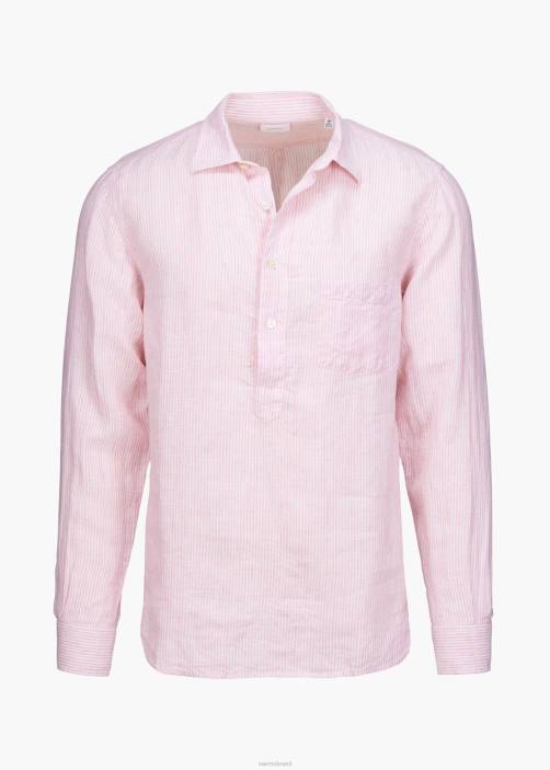 SWIMS camisa popover de linho amalfi roupas TF0R192 linho rosa blush