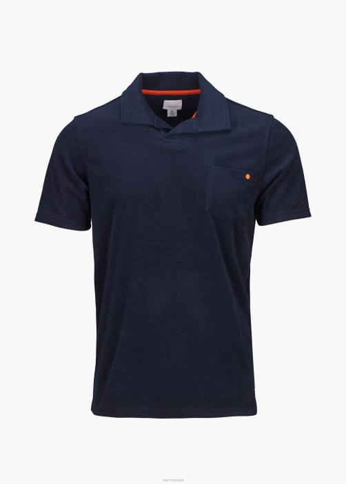SWIMS polo terry fontalina roupas TF0R211 marinha