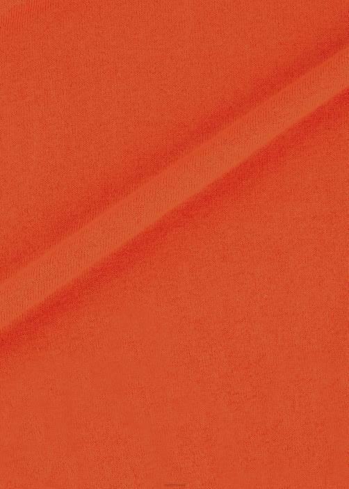 SWIMS suéter skrova com gola redonda roupas TF0R245 laranja