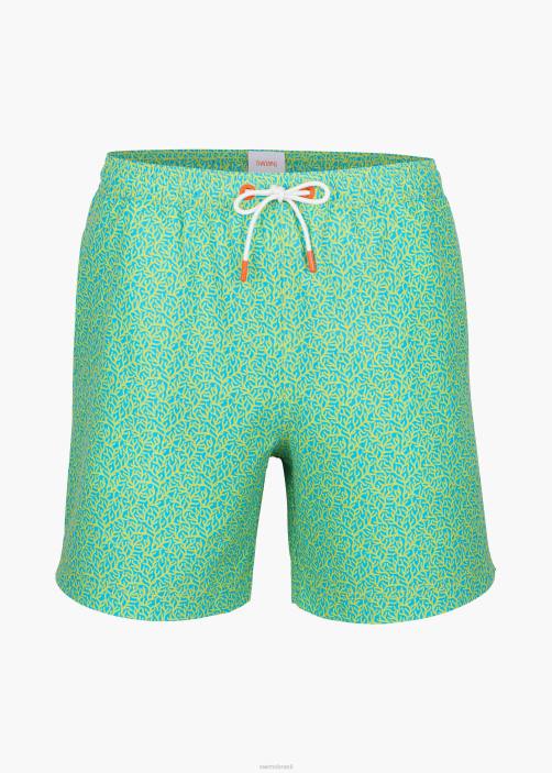 SWIMS calção de banho sotogrande 6" roupas TF0R309 coral cidra
