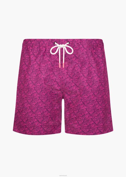 SWIMS calção de banho sotogrande 6" roupas TF0R316 redemoinho de framboesa