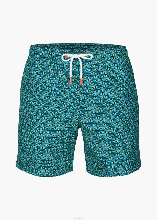 SWIMS sol nadar short 6" roupas TF0R289 mar vidro geo