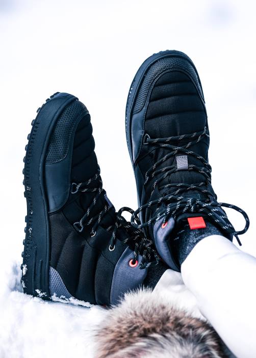 SWIMS corredor de neve sapato TF0R117 preto