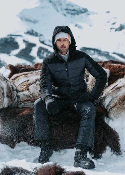 SWIMS corredor de neve sapato TF0R117 preto