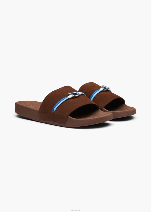 SWIMS slide de riva sapato TF0R90 chocolate