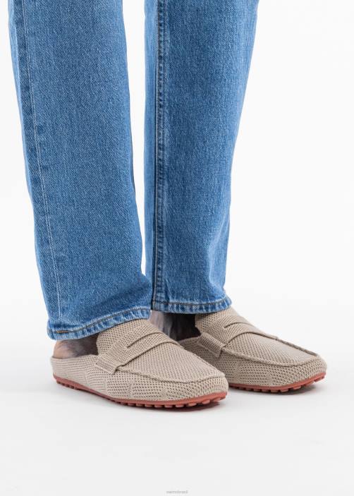 SWIMS driver de malha de renda trançada sapato TF0R64 chuvisco