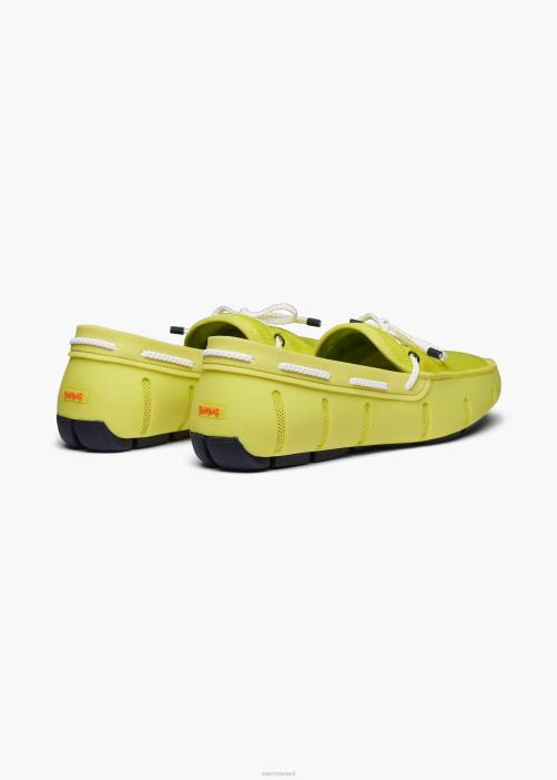 SWIMS mocassim de renda trançada sapato TF0R30 cidra