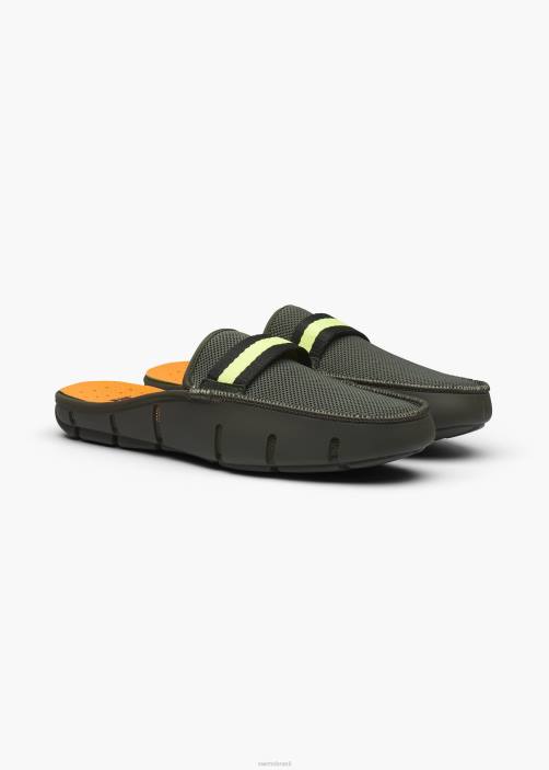 SWIMS mocassim deslizante sapato TF0R15 kelp