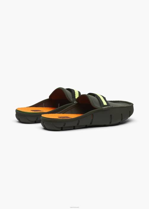 SWIMS mocassim deslizante sapato TF0R15 kelp