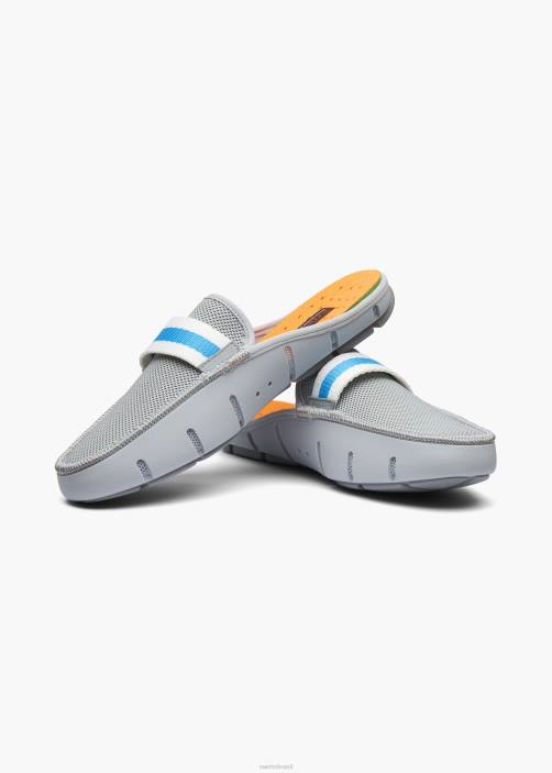 SWIMS mocassim deslizante sapato TF0R38 cinza claro