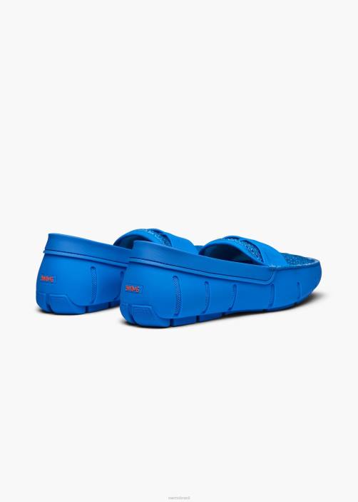 SWIMS mocassim estampado sapato TF0R31 navegar azul