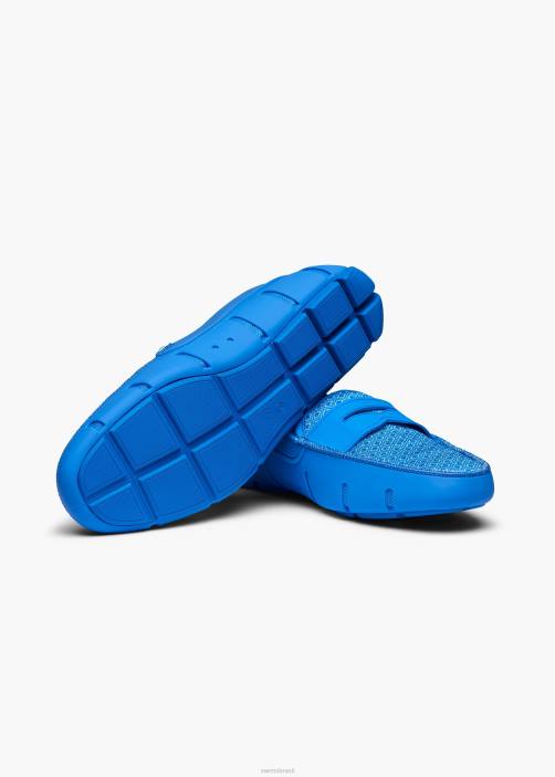 SWIMS mocassim estampado sapato TF0R31 navegar azul