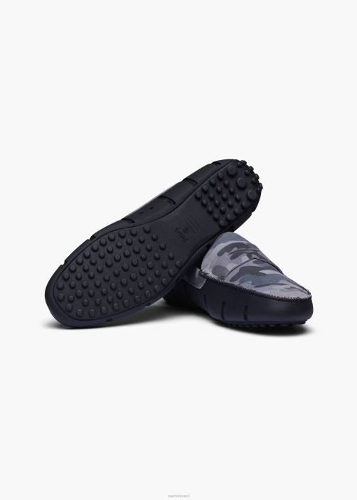 SWIMS motorista de luxo sapato TF0R28 sombra