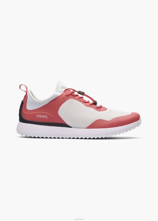 SWIMS corredor oceânico sapato TF0R86 branco/vermelho