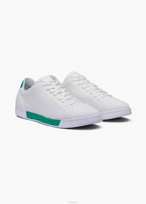 SWIMS malha tênis brisa sapato TF0R72 branco/verde grama